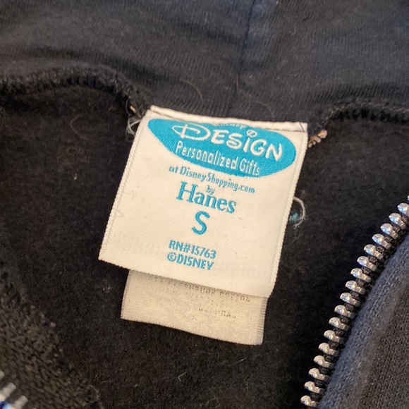 DISNEY | Pluto Black Hooded Zippered Cotton Sweatshirt unisex Small - Picture 6 of 8